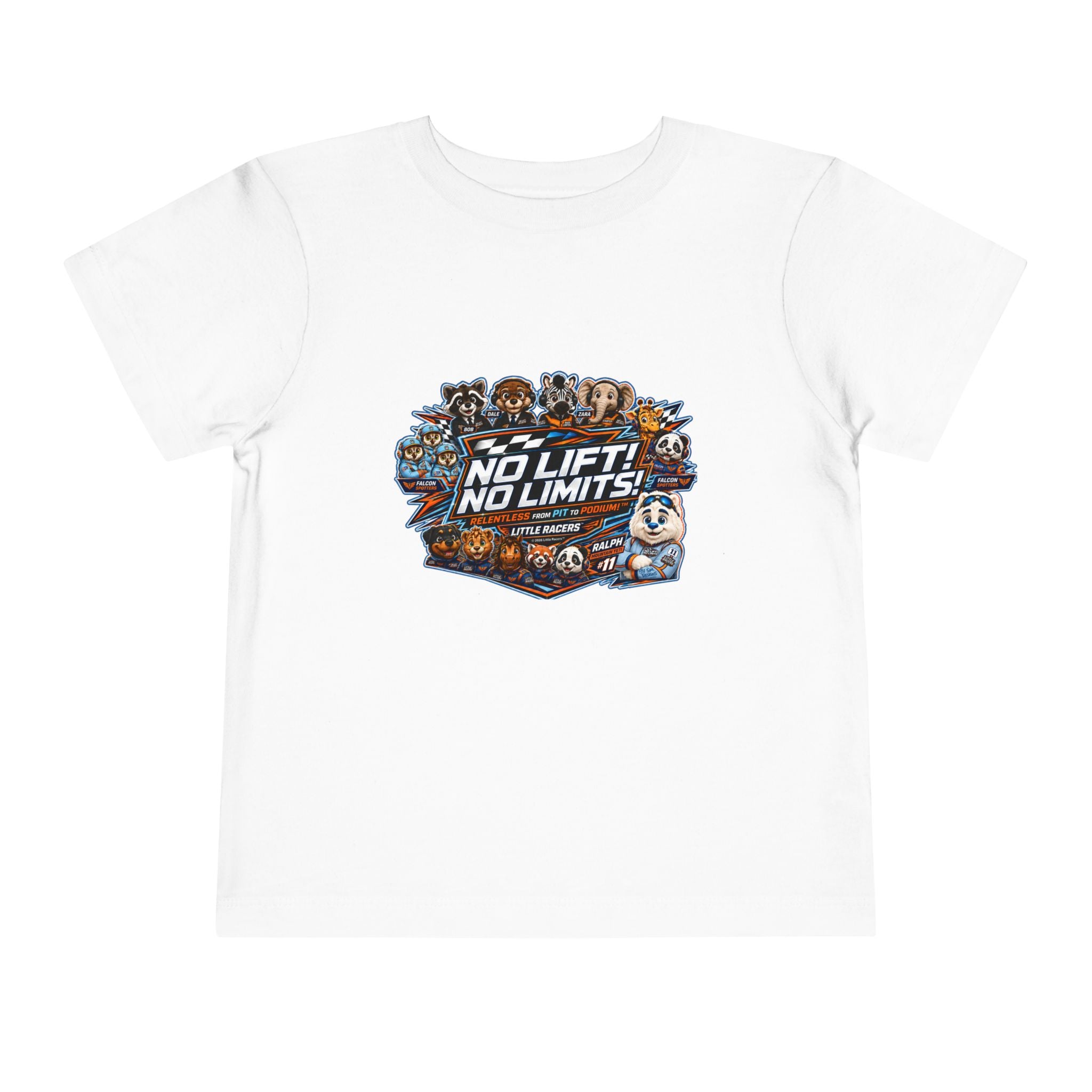 Little Racers™ Storybook Crew Toddler Tee – No Lift! No Limits!™