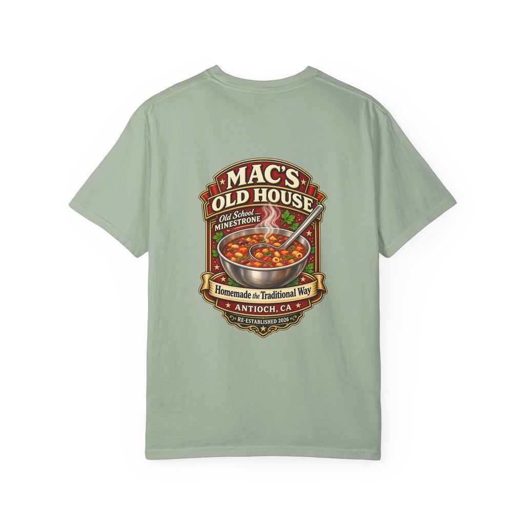 Mac’s Old House Old School Minestrone T-Shirt – Antioch, CA
