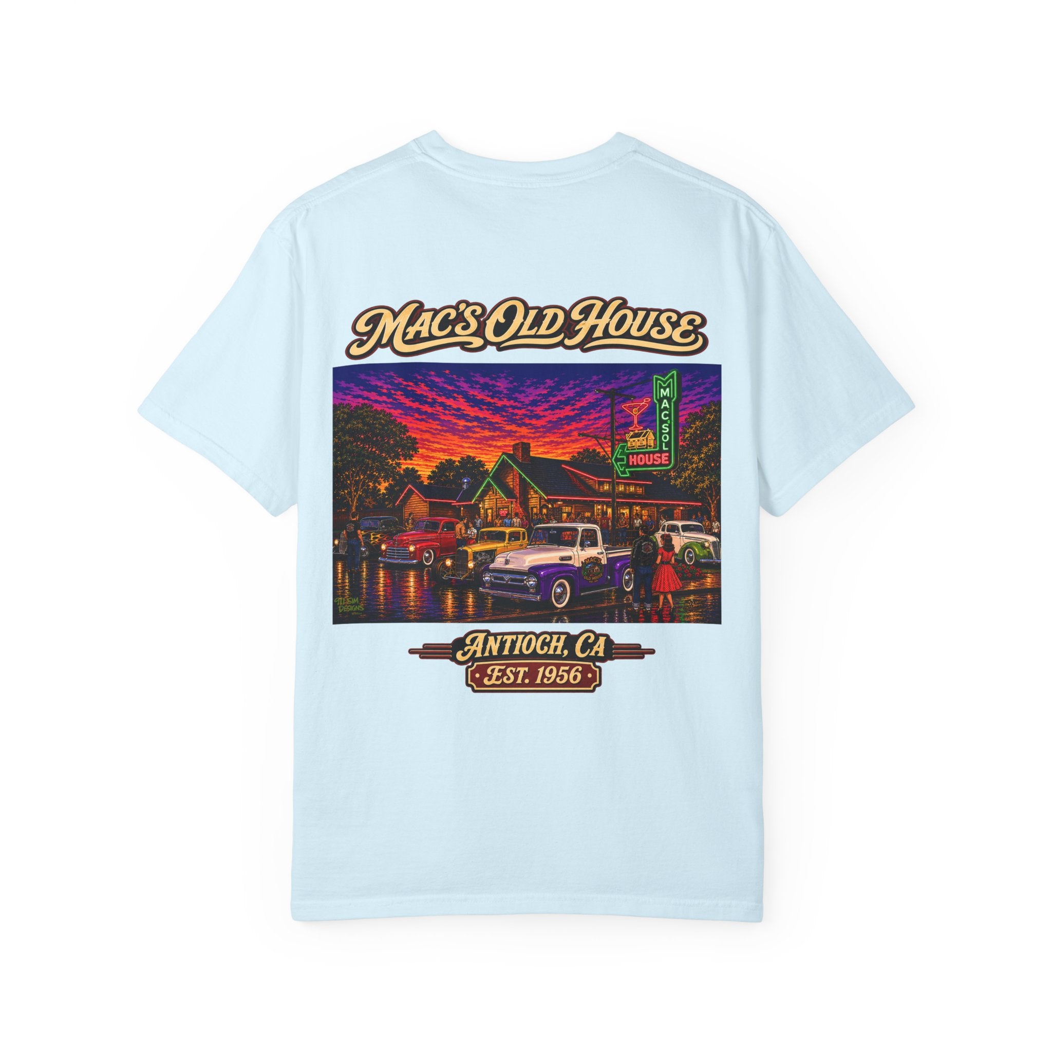 Mac's Old House T‑Shirt — Vintage Antioch, CA Diner Scene