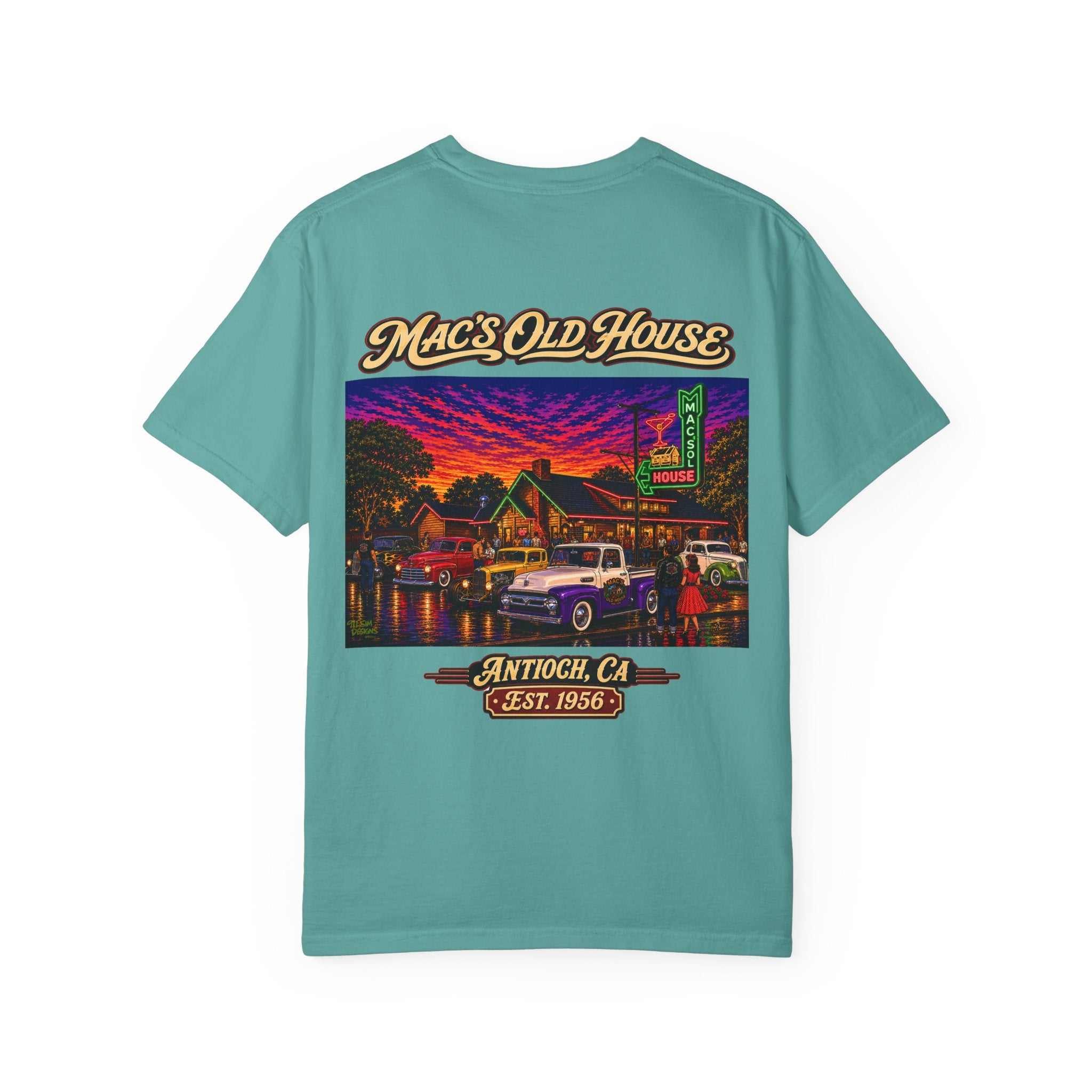 Mac's Old House T‑Shirt — Vintage Antioch, CA Diner Scene