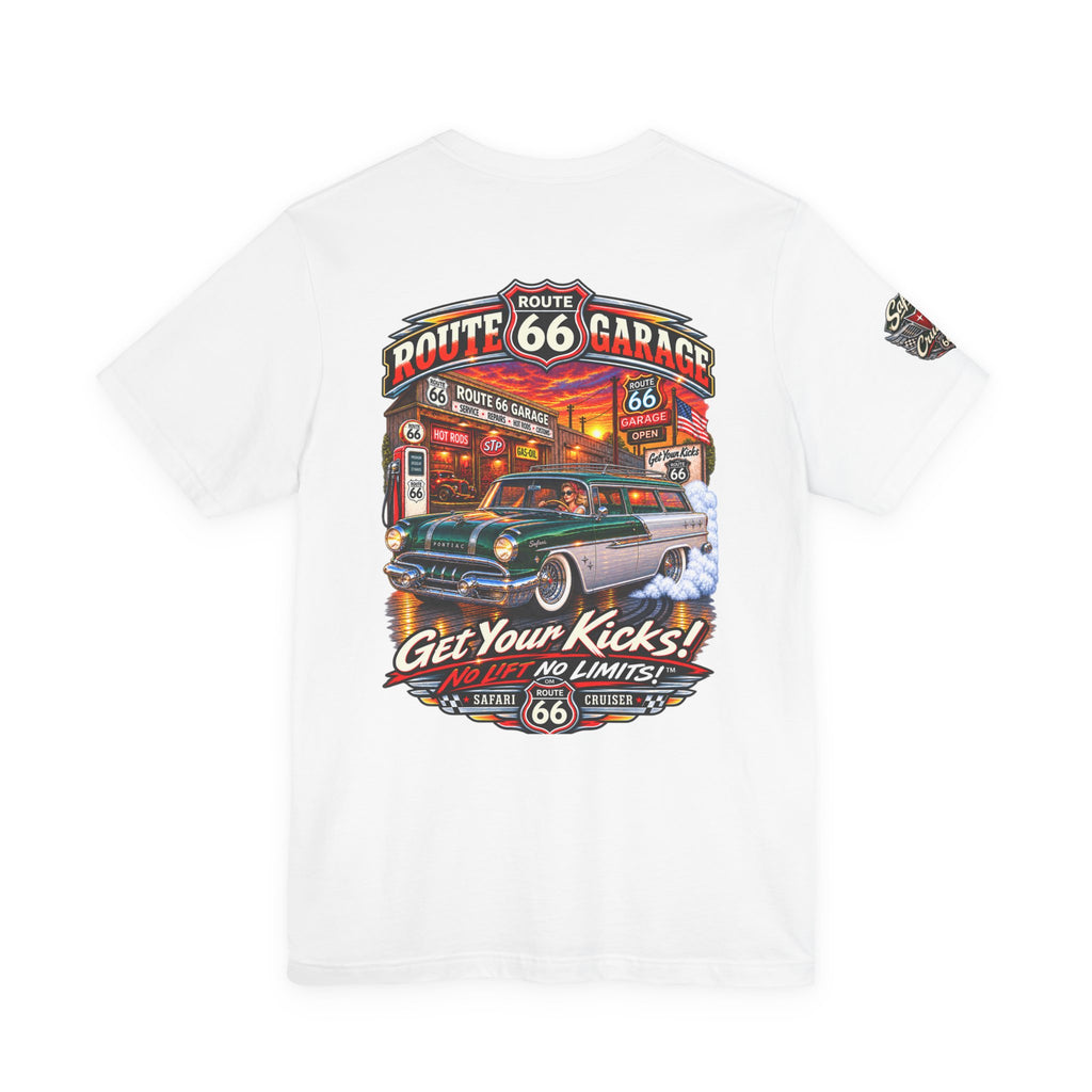 Route 66 Garage – Safari Cruiser Tee | No Lift! No Limits!™