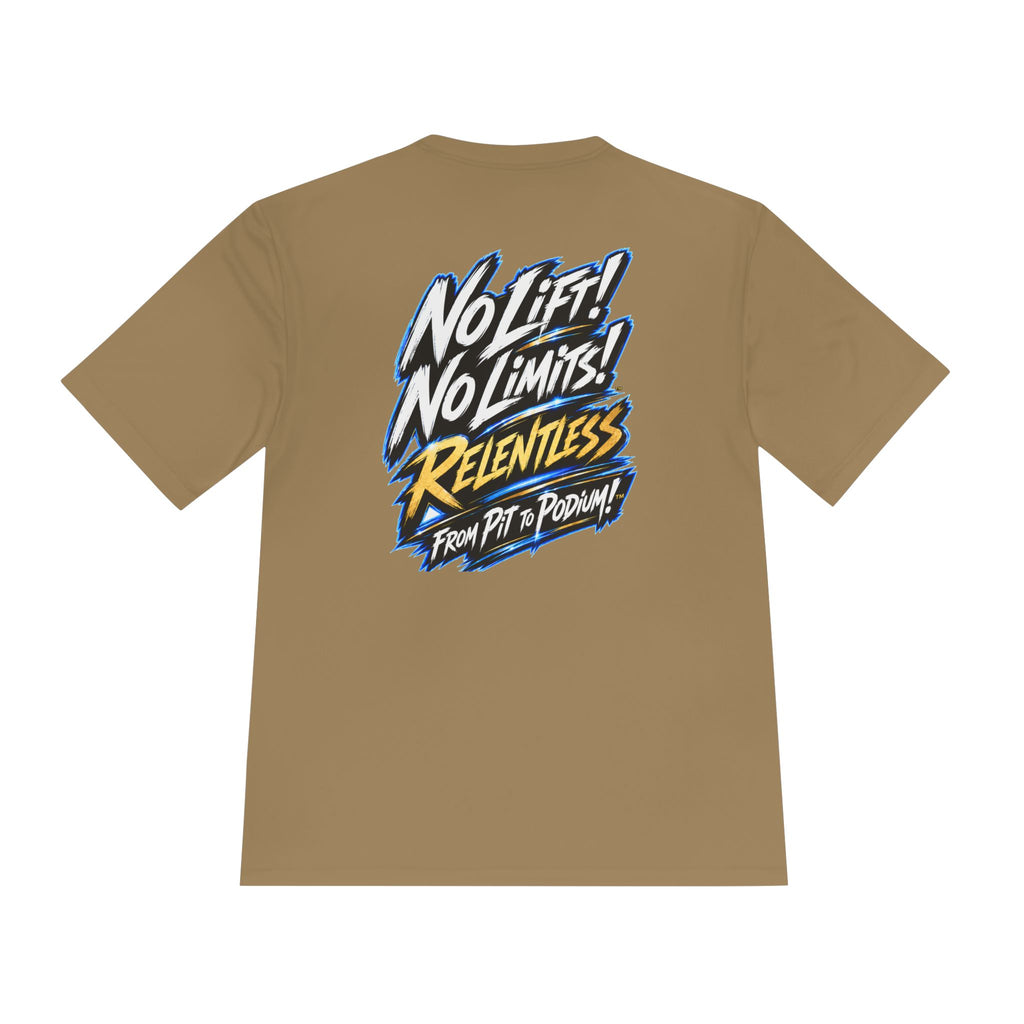 No Lift! No Limits!™ Relentless Back Print Tee
