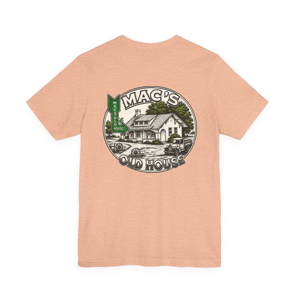 Mac's Old House Tee — Vintage Country House Graphic T-Shirt