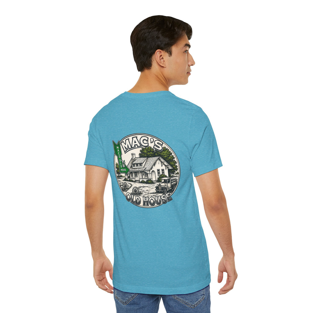 Mac's Old House Tee — Vintage Country House Graphic T-Shirt