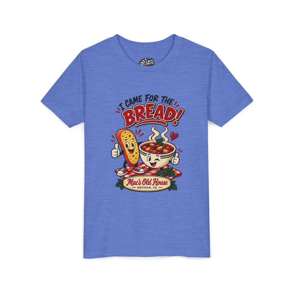 Youth Tee - "I Came for the Bread" Soup & Bread Kids T-Shirt