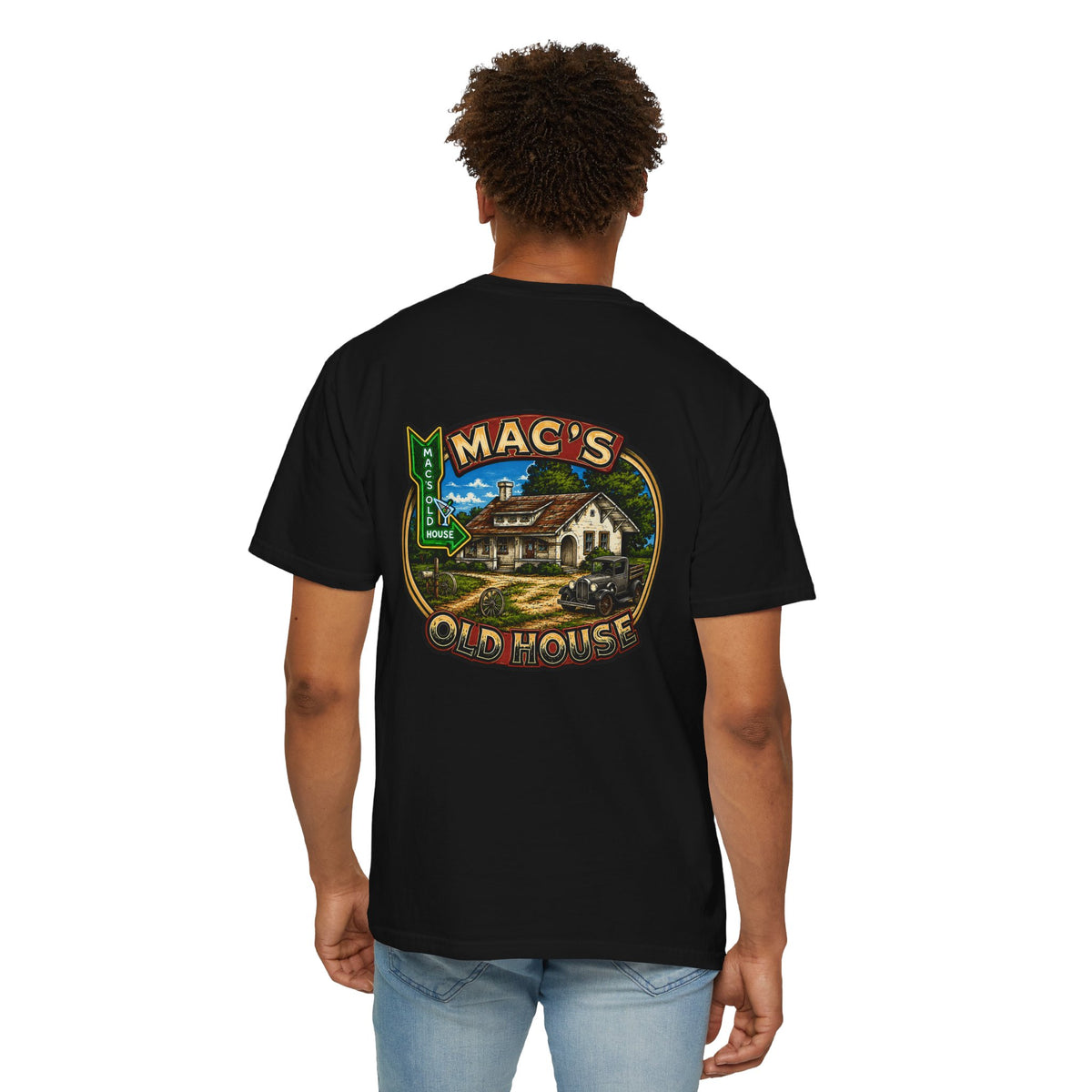 Mac’s Old House Vintage Logo T-Shirt