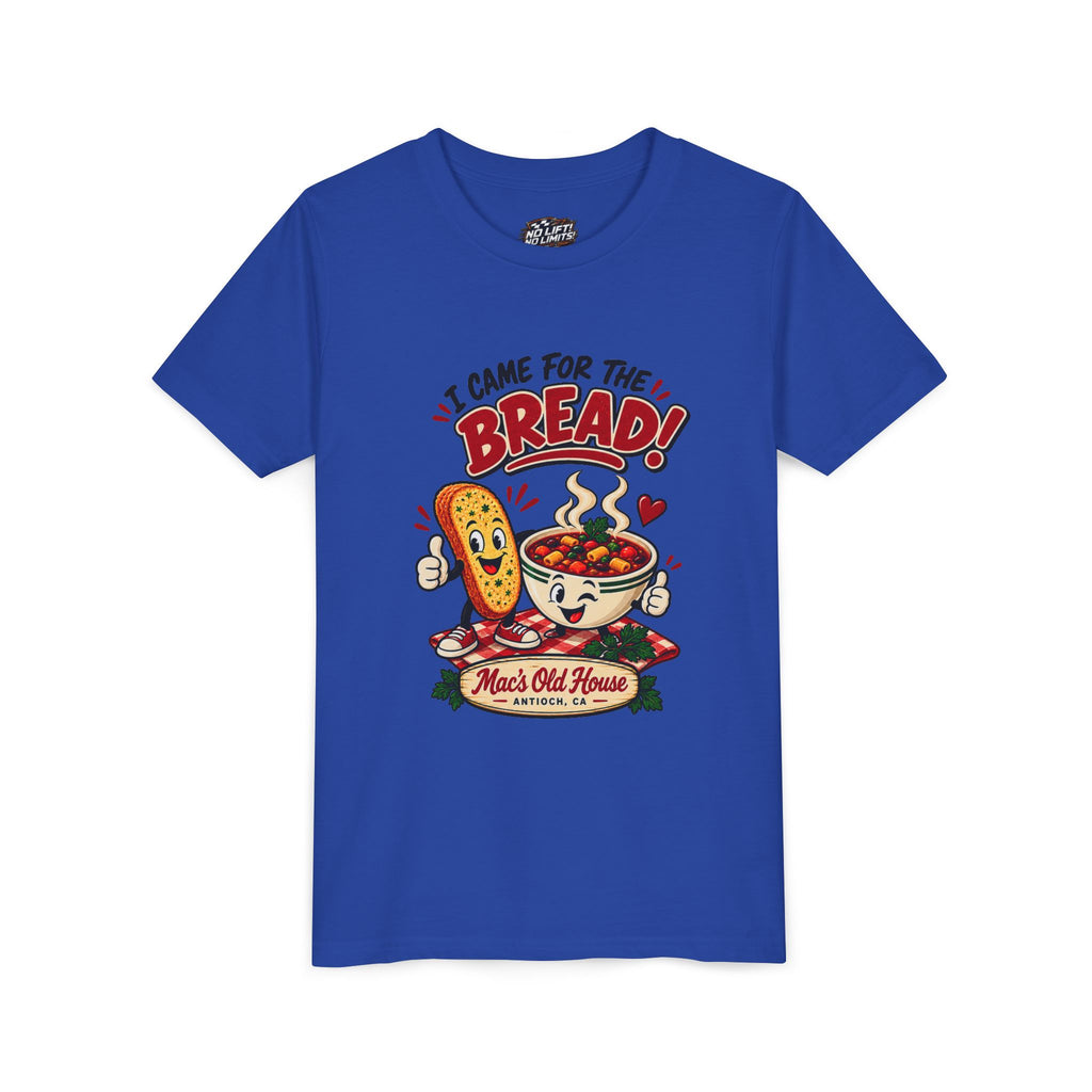 Youth Tee - "I Came for the Bread" Soup & Bread Kids T-Shirt