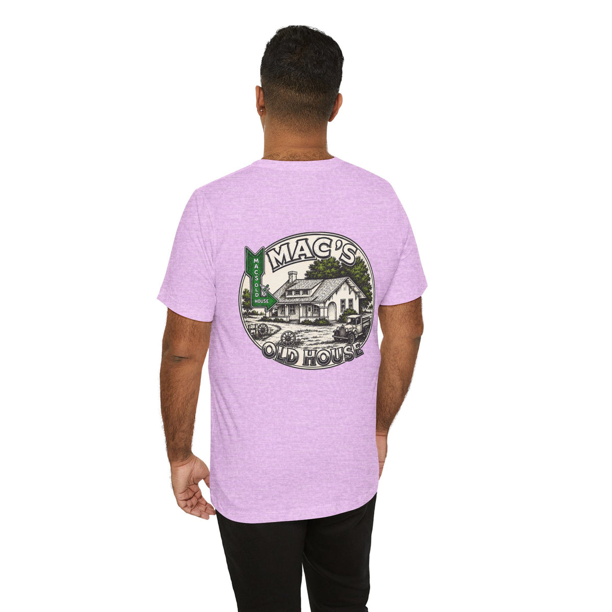 Mac's Old House Tee — Vintage Country House Graphic T-Shirt
