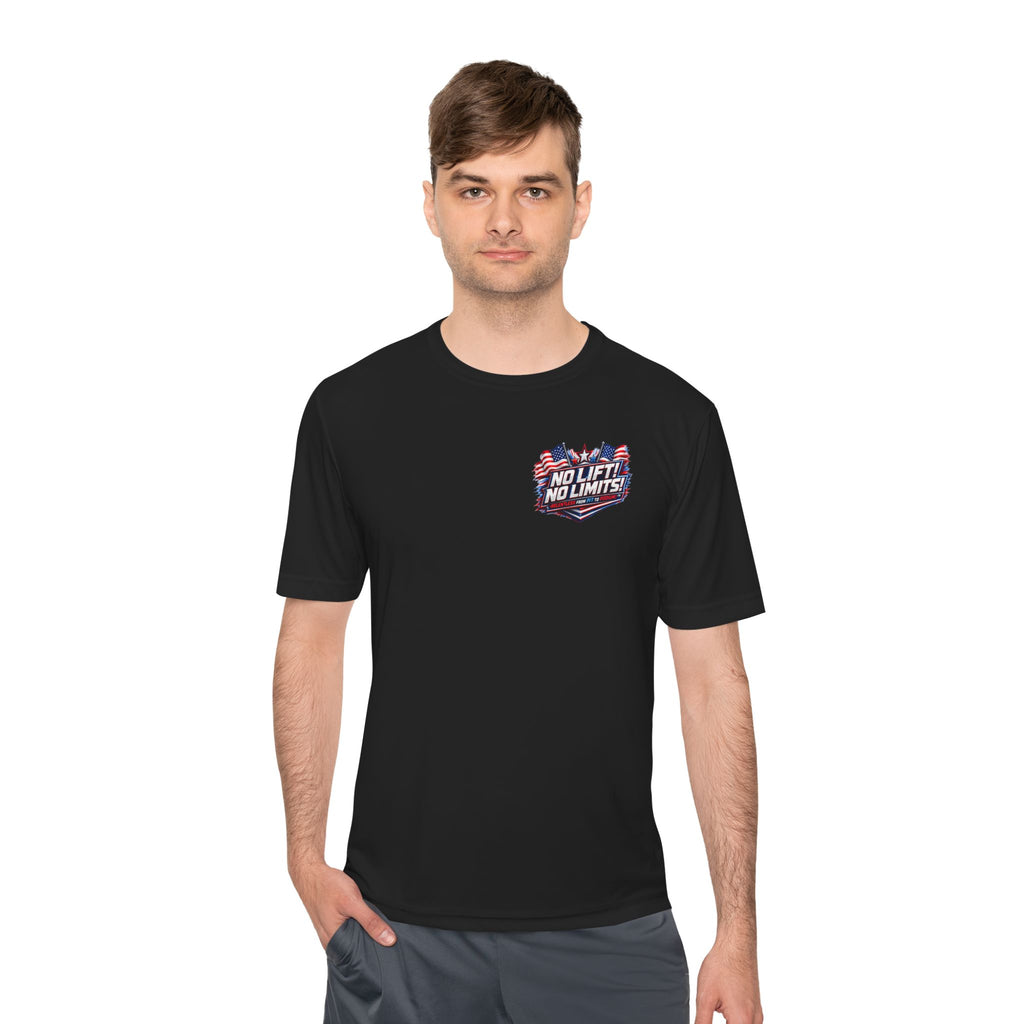 No Lift! No Limits!™ Relentless American Race Tee