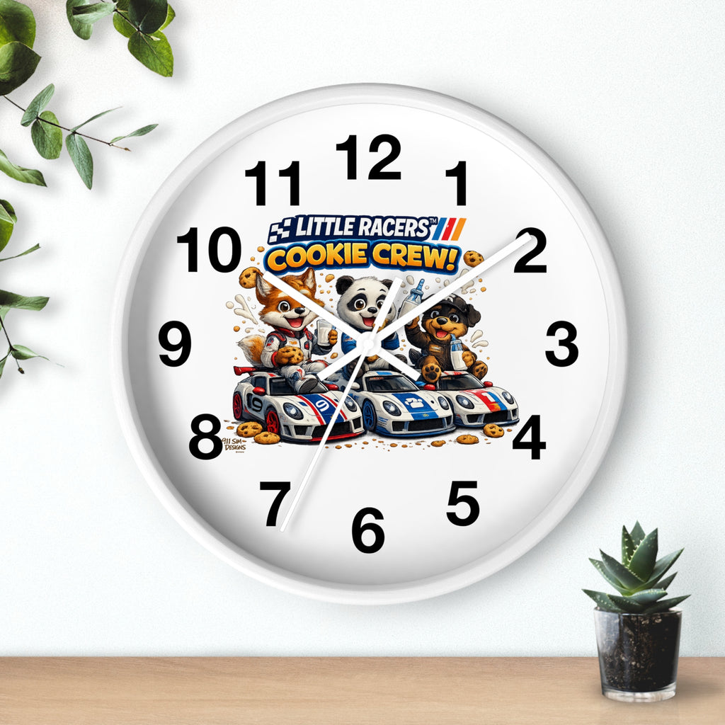 Little Racers™ Cookie Crew Learn-to-Tell-Time Wall Clock