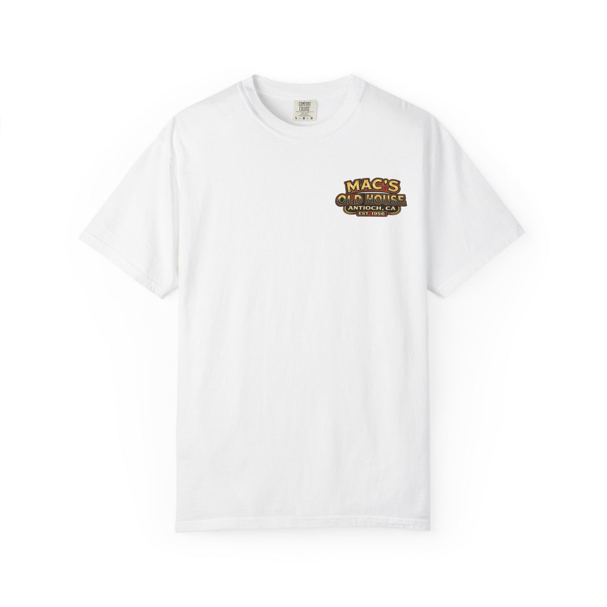 Mac's Old House T-Shirt — Vintage Restaurant Scene Tee