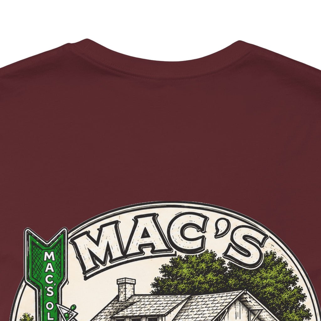 Mac's Old House Tee — Vintage Country House Graphic T-Shirt