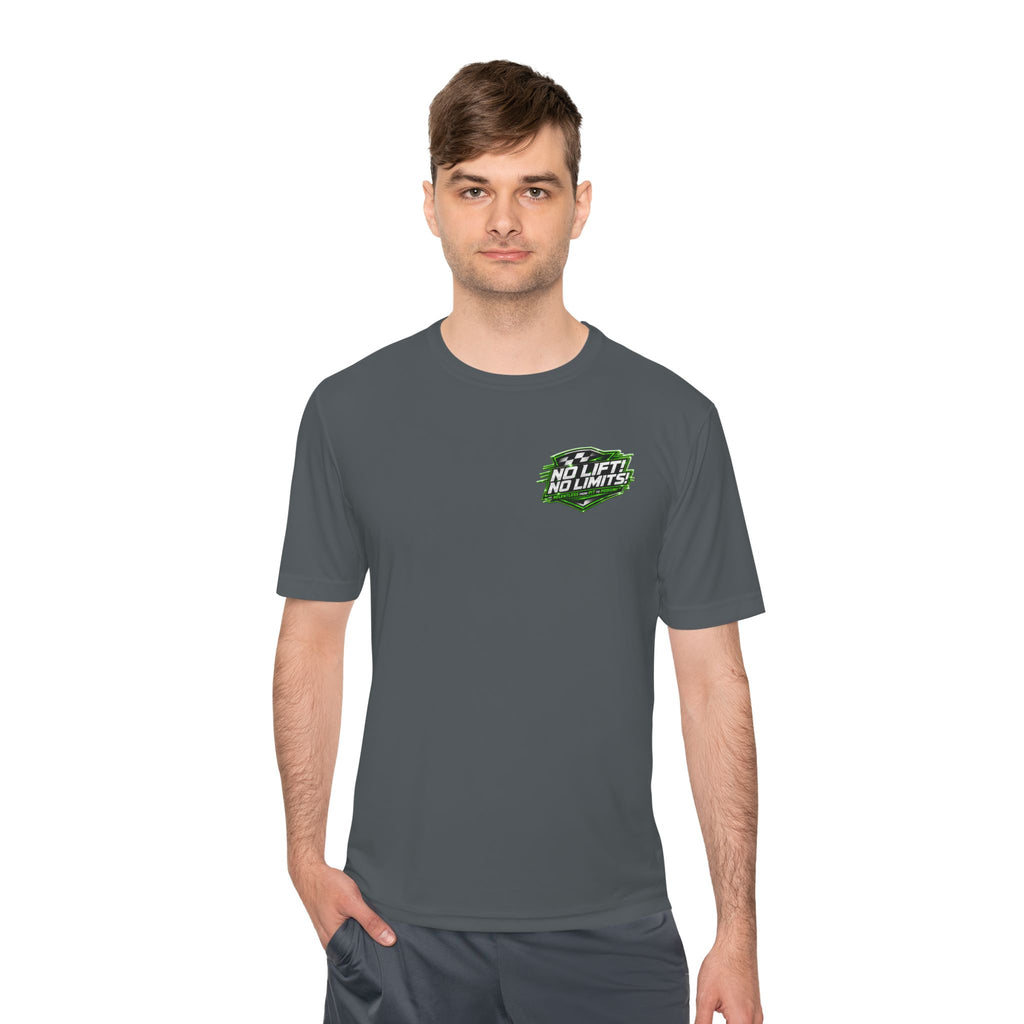 No Lift! No Limits!™ 'Bet On Me' Performance Tee — Moisture‑Wicking Karting Graphic Shirt