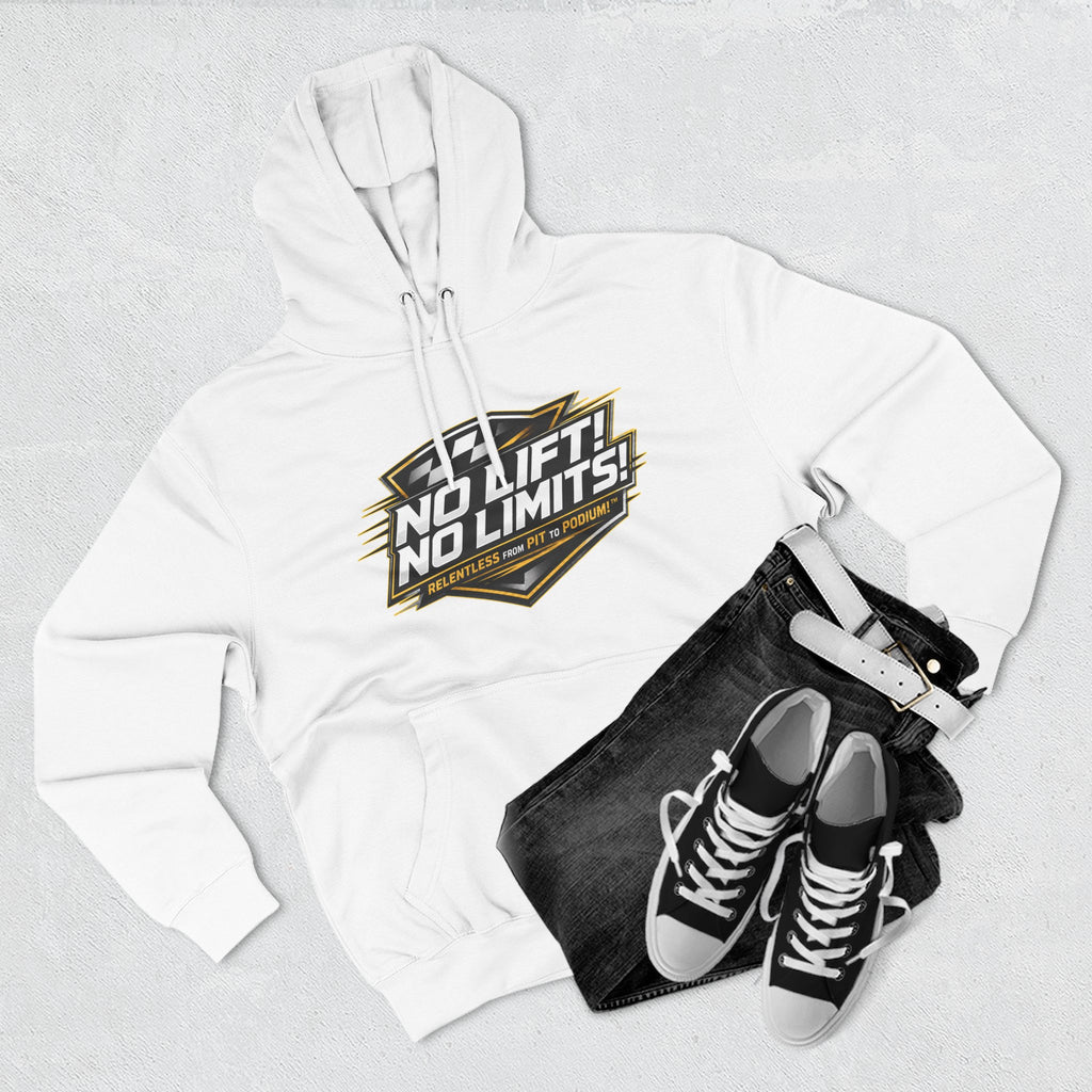 No Lift! No Limits! Relentless Hoodie — Motivational Gym Pullover
