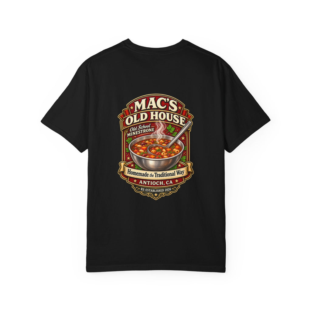 Mac’s Old House Old School Minestrone T-Shirt – Antioch, CA