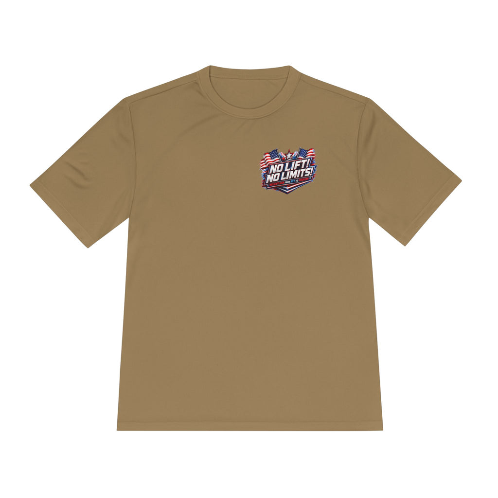 No Lift! No Limits!™ Relentless American Race Tee