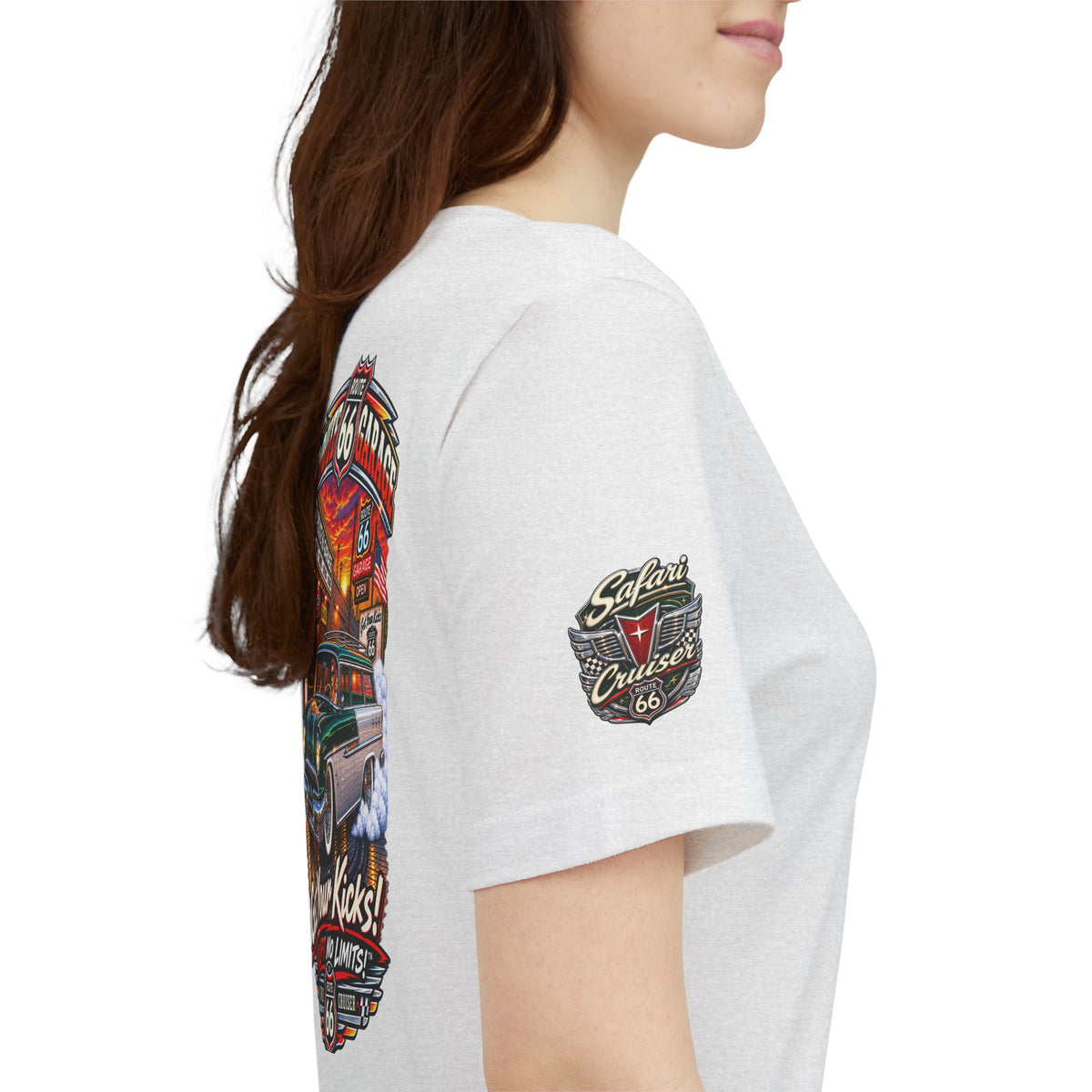 Route 66 Garage – Safari Cruiser Tee | No Lift! No Limits!™