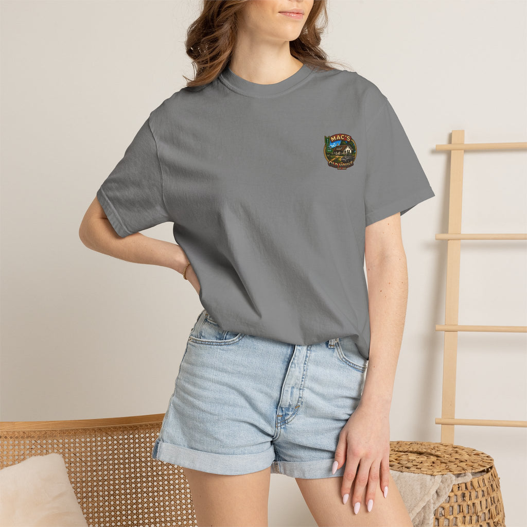 Mac's Old House Antioch CA Vintage T-Shirt — Retro Diner Night Scene (Est. 1956)