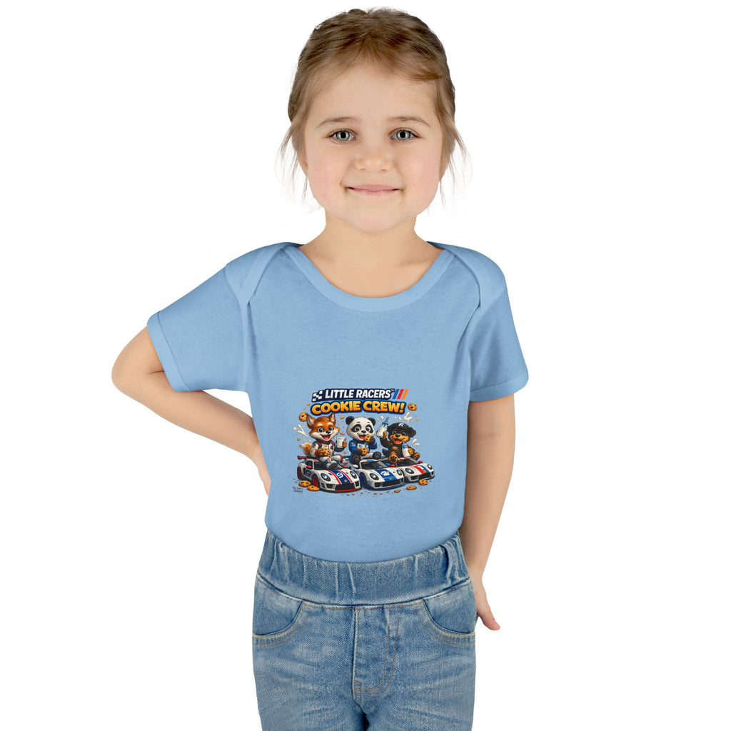 Limited Release: Little Racers Cookie Crew! Infant Racing Crew Bodysuit