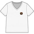 Mac’s Old House Vintage Car Tee — Classic Restaurant Logo V-Neck