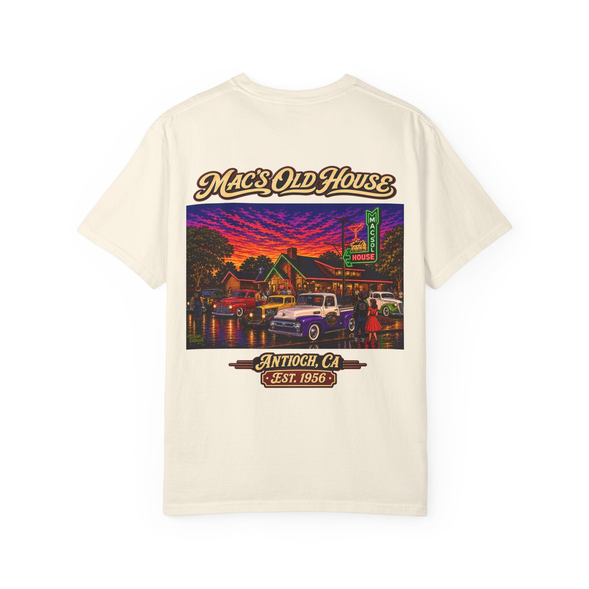 Mac's Old House T‑Shirt — Vintage Antioch, CA Diner Scene