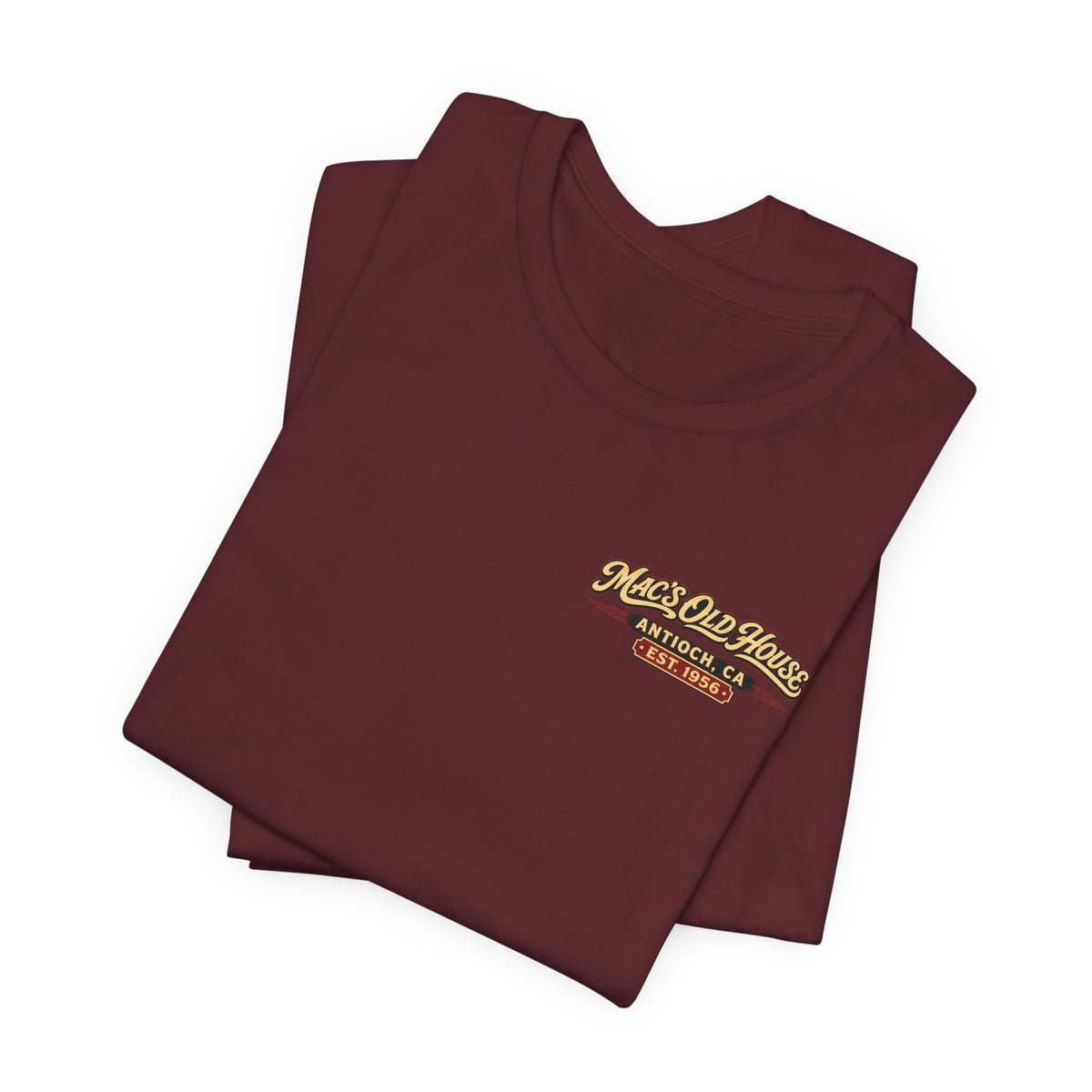 Mac's Old House Tee — Vintage Country House Graphic T-Shirt