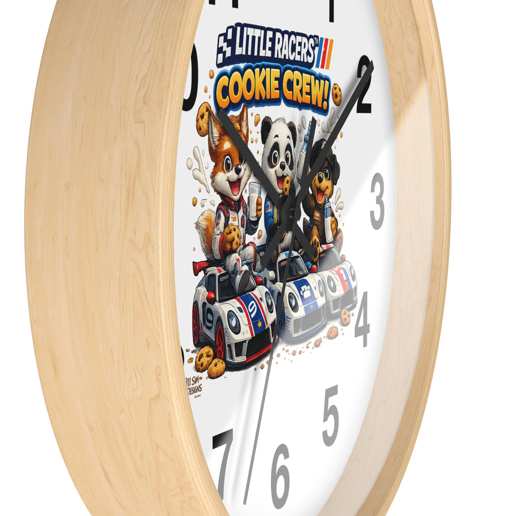 Little Racers™ Cookie Crew Learn-to-Tell-Time Wall Clock