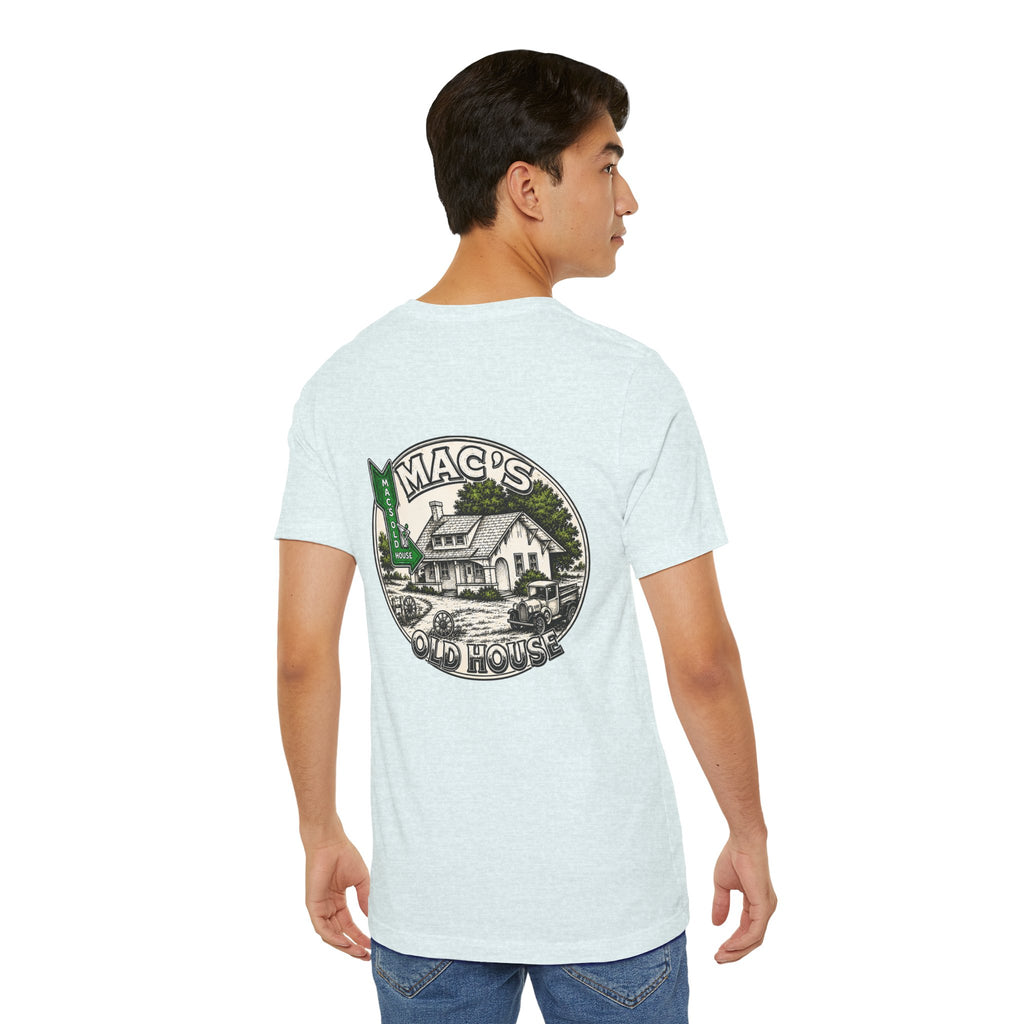 Mac's Old House Tee — Vintage Country House Graphic T-Shirt