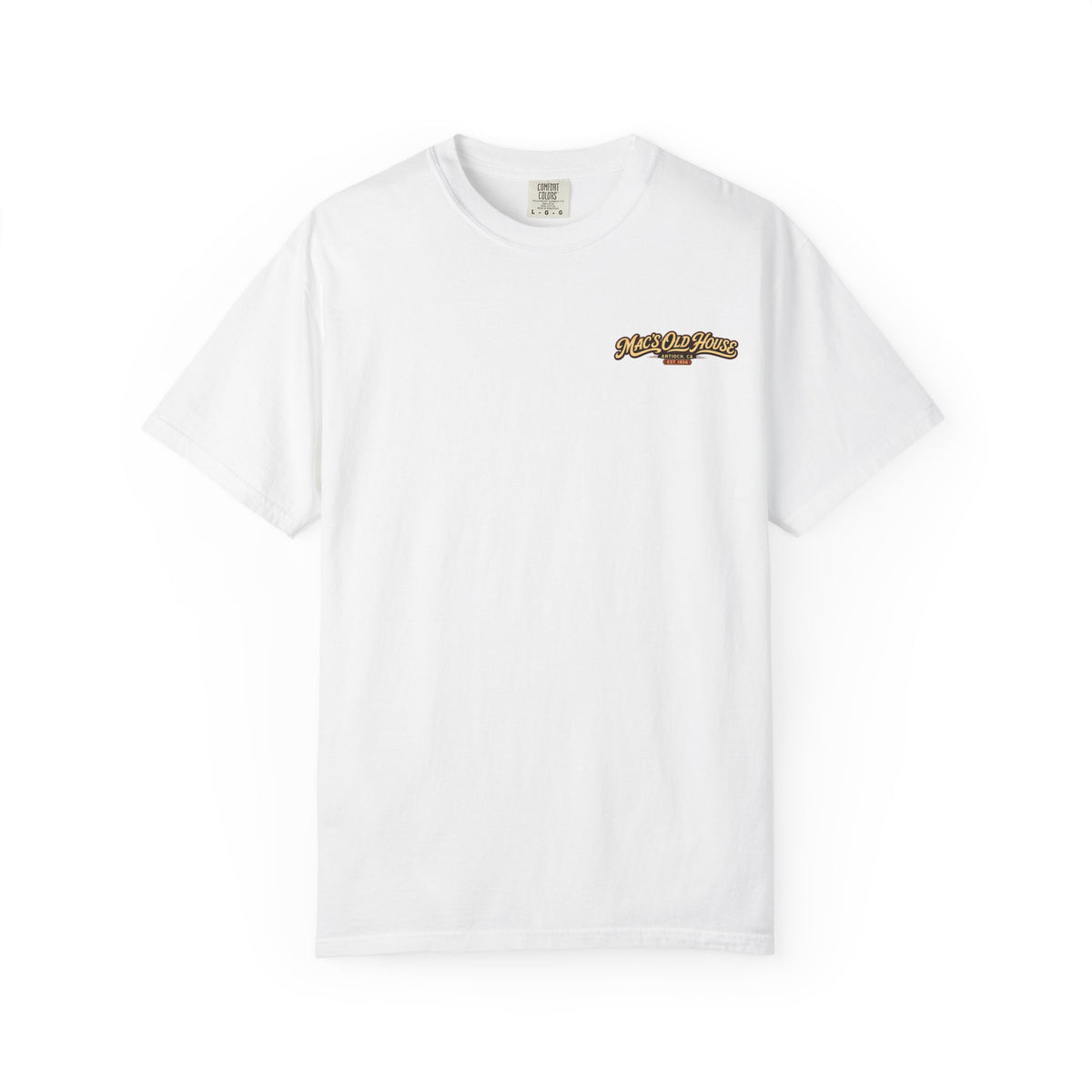 Mac's Old House Vintage T-Shirt — Retro Roadside Diner Graphic Tee