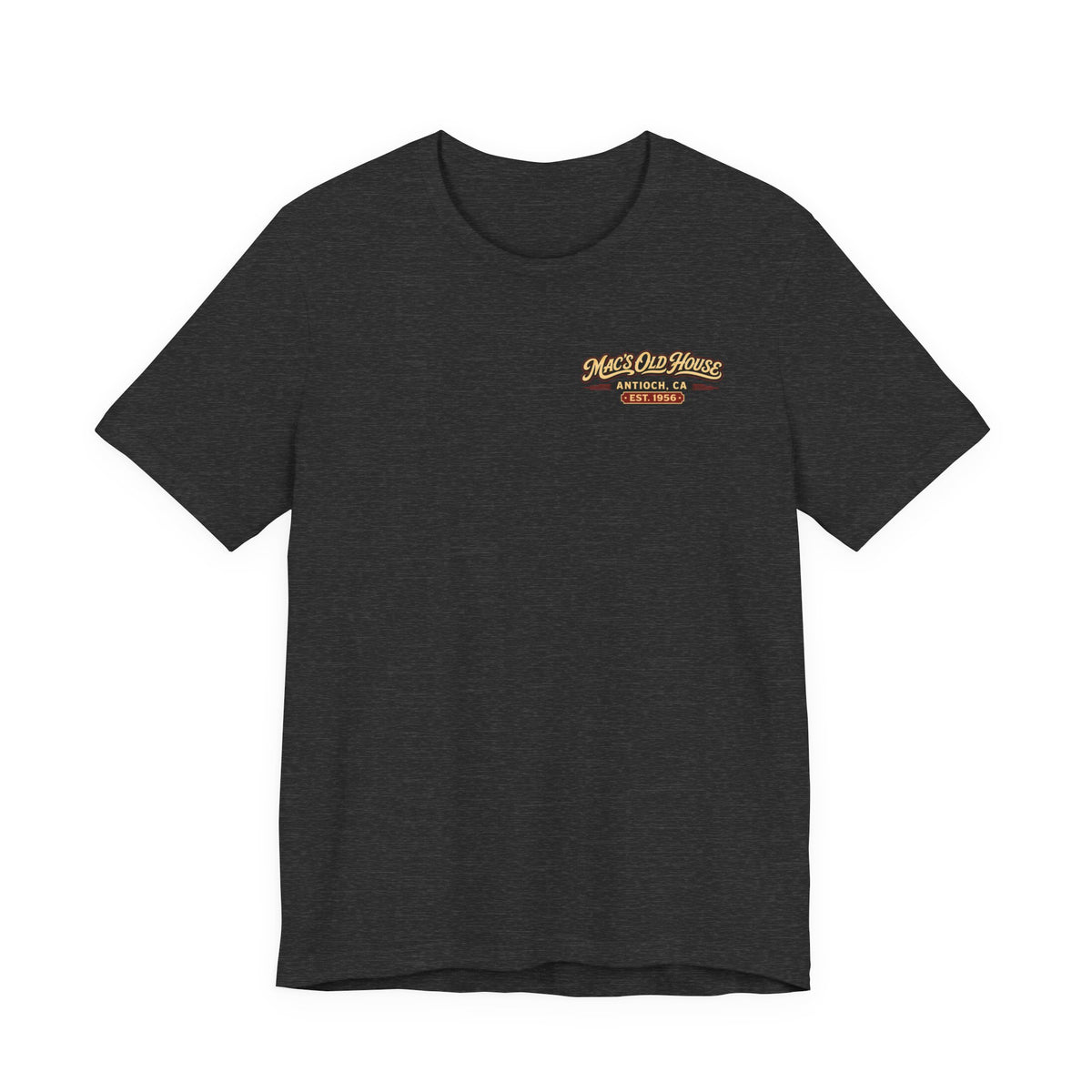 Mac's Old House Tee — Vintage Country House Graphic T-Shirt