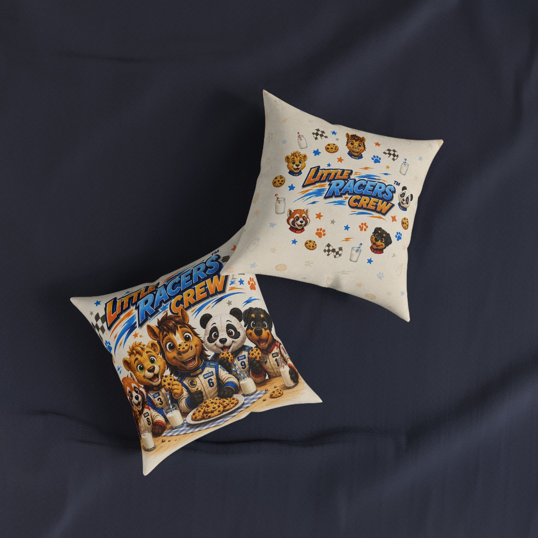 Little Racers™ Crew Cookies & Milk Accent Pillow