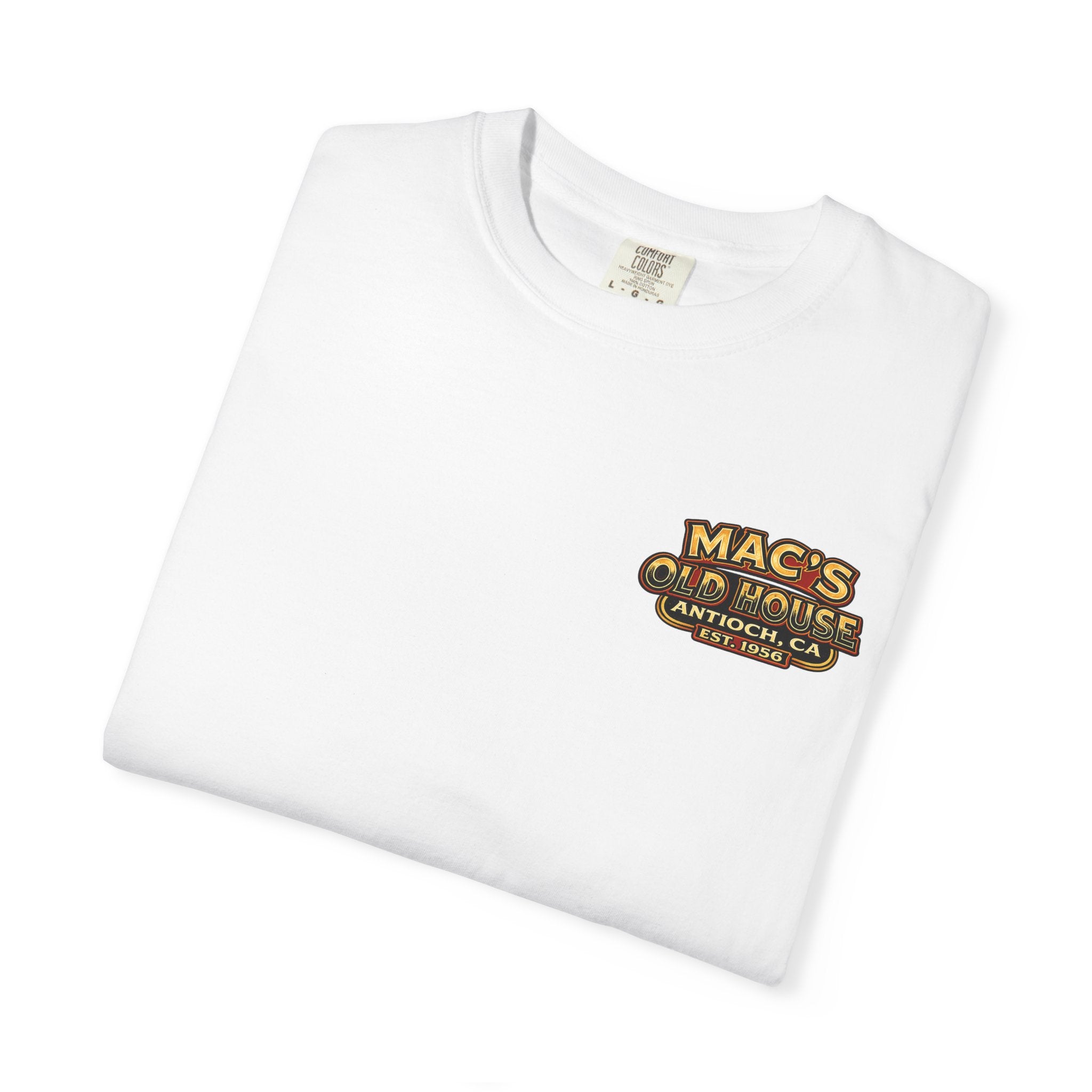 Mac's Old House T-Shirt — Vintage Restaurant Scene Tee