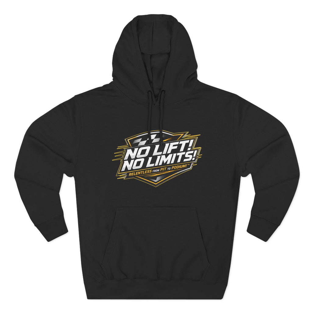 No Lift! No Limits! Relentless Hoodie — Motivational Gym Pullover