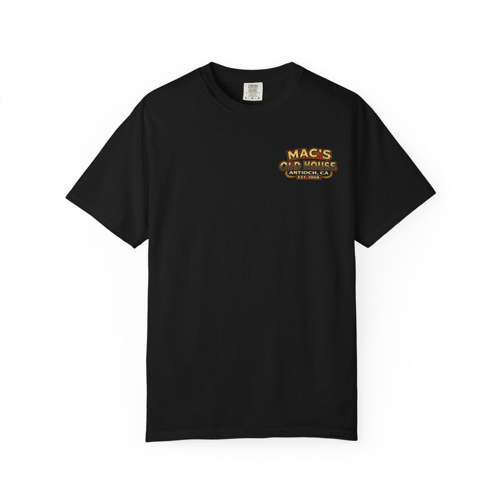 Mac's Old House T-Shirt — Vintage Restaurant Scene Tee