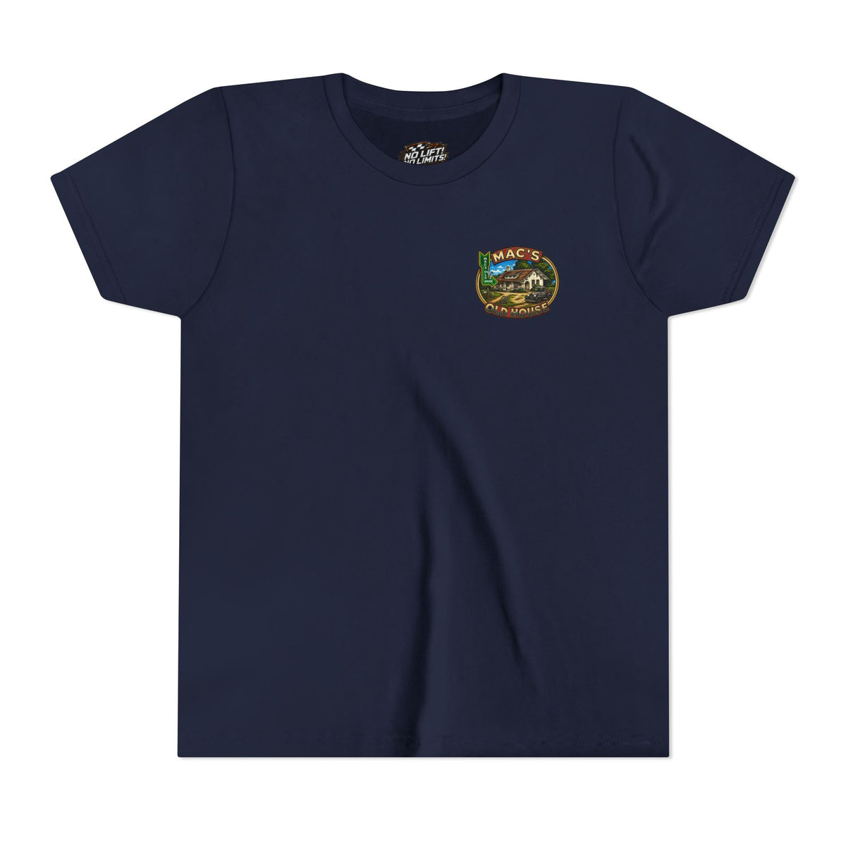 Youth Tee — "Mac's Minestrone" Retro Soup Logo