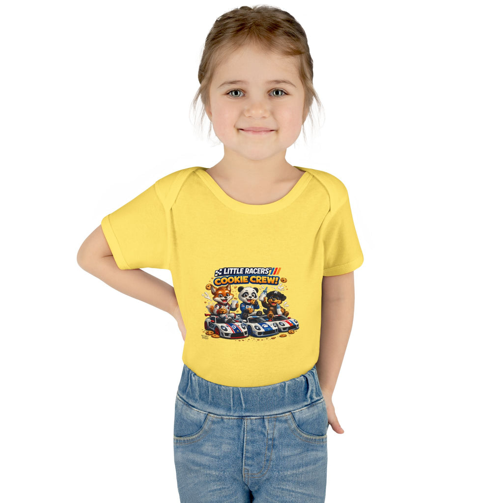 Limited Release: Little Racers Cookie Crew! Infant Racing Crew Bodysuit