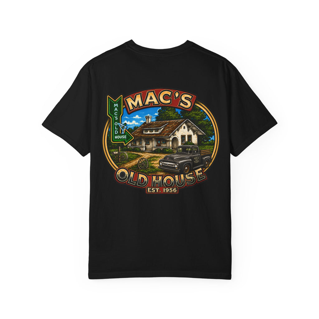 Mac's Old House Vintage T-Shirt — Retro Roadside Diner Graphic Tee