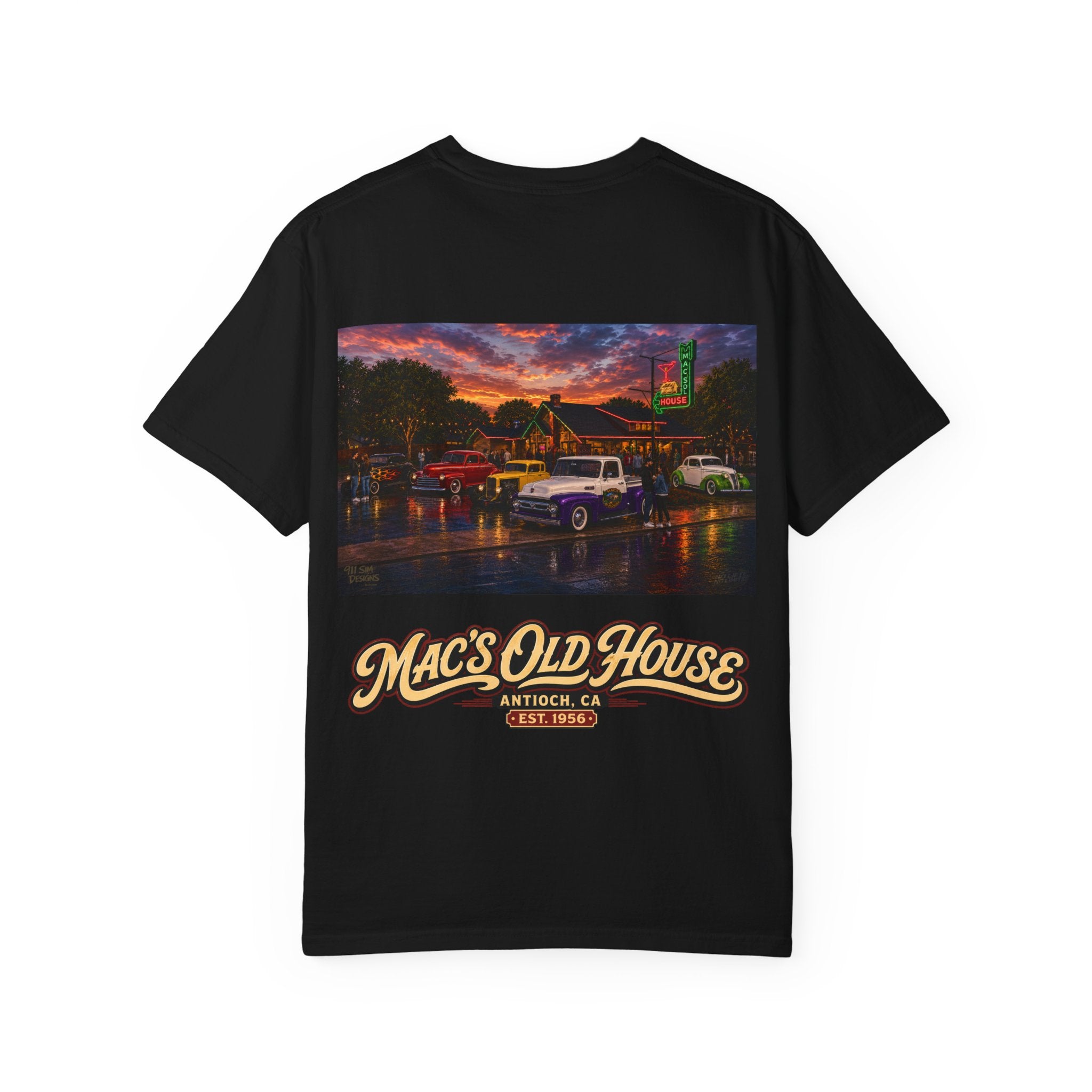 Mac’s Old House T-Shirt – Vintage Diner Scene Tee