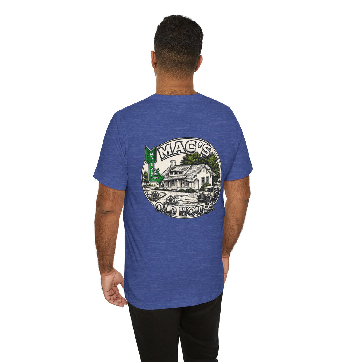 Mac's Old House Tee — Vintage Country House Graphic T-Shirt