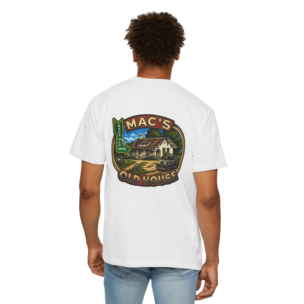 Mac’s Old House Vintage Logo T-Shirt