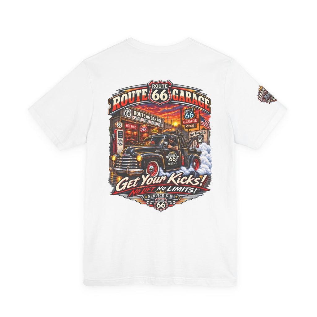 Vintage Tow Truck T-Shirt – Roadside Service Graphic Tee | Route 66 Garage