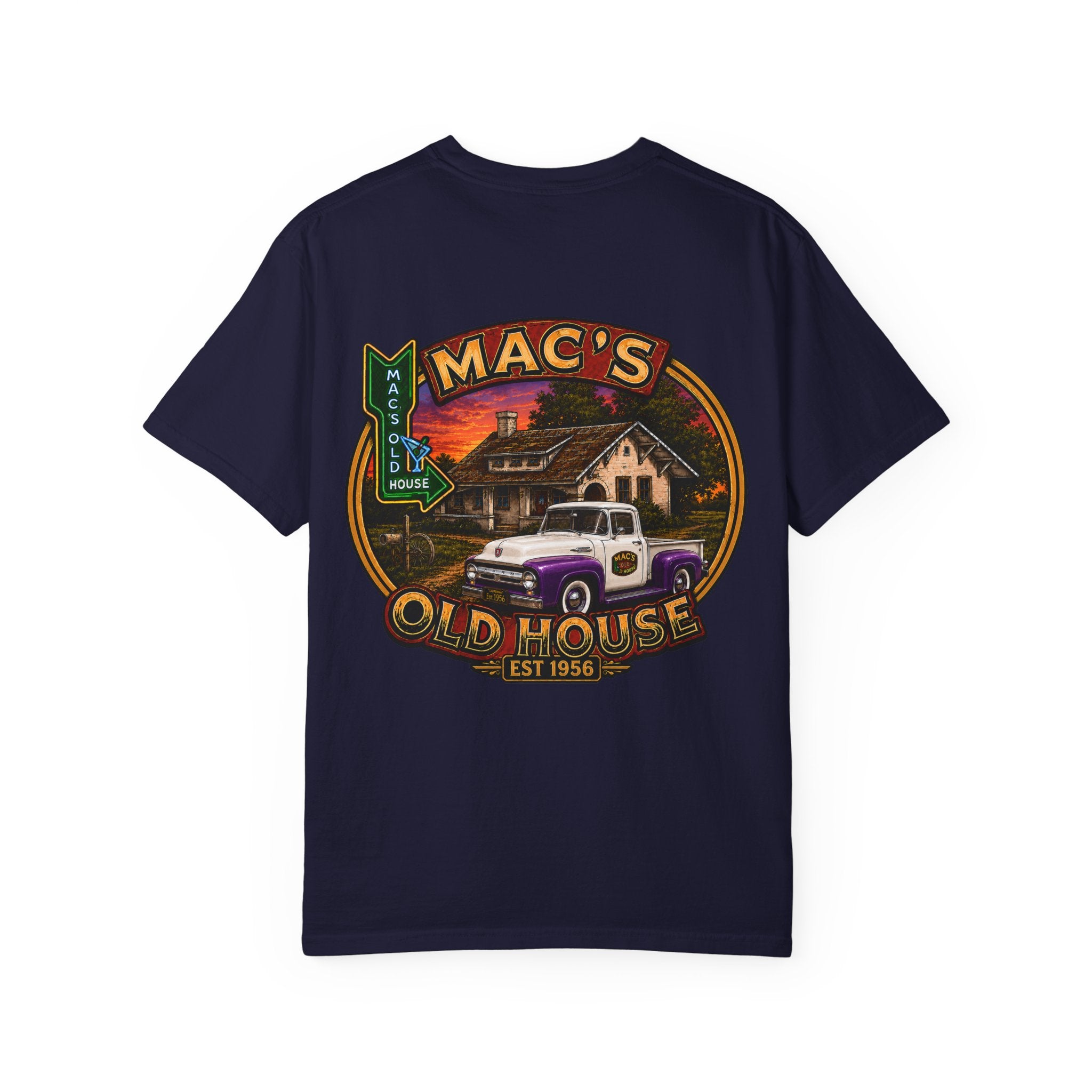 Mac's Old House Vintage Truck T-Shirt