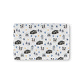Milk Refill Pit Crew Crib Sheet – Panda Race Car Baby Bedding