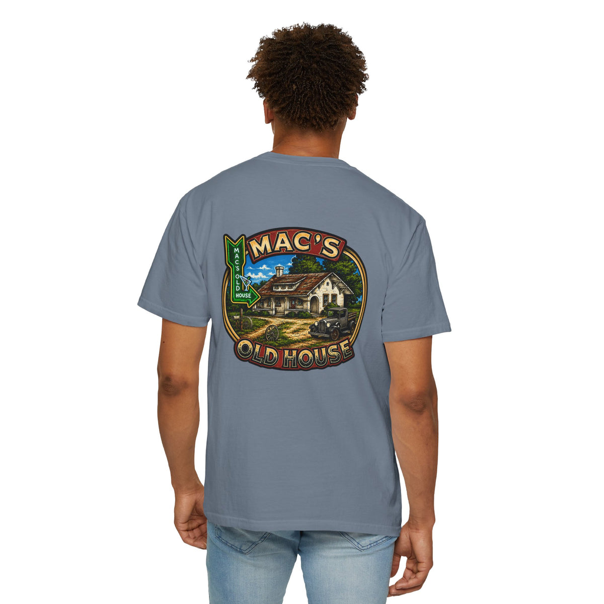 Mac’s Old House Vintage Logo T-Shirt