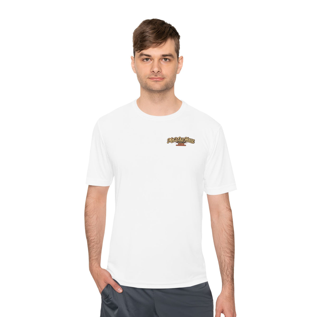 T-Shirt — 'Mac’s Old House' Vintage Scenic Logo Tee