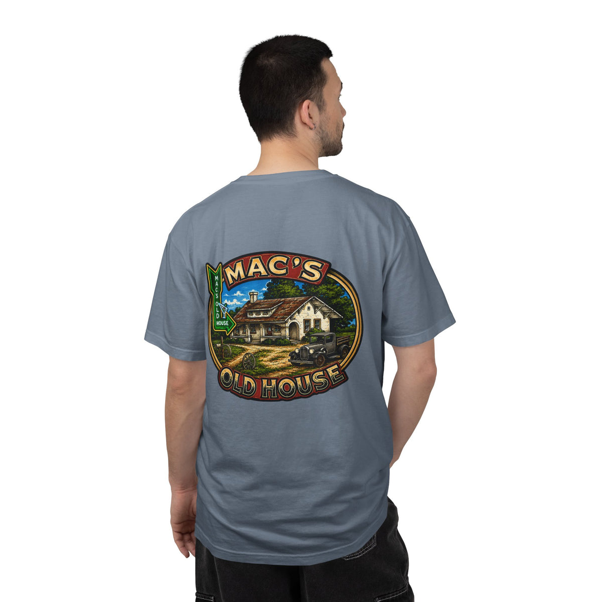 Mac’s Old House Vintage Logo T-Shirt
