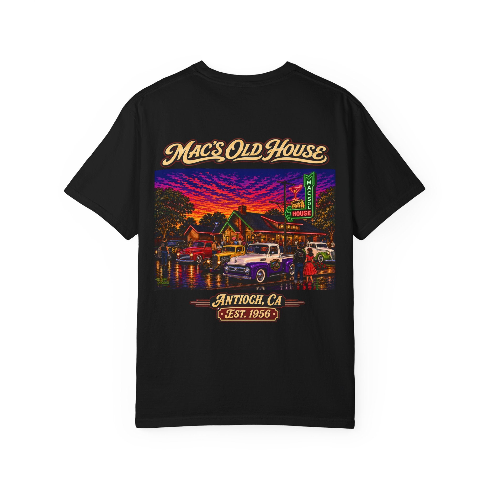 Mac's Old House T‑Shirt — Vintage Antioch, CA Diner Scene