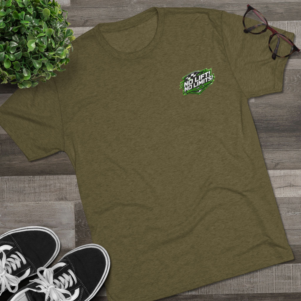 Bet On Me Racing Tee — "No Lift! No Limits!" Go-Kart Graphic Shirt