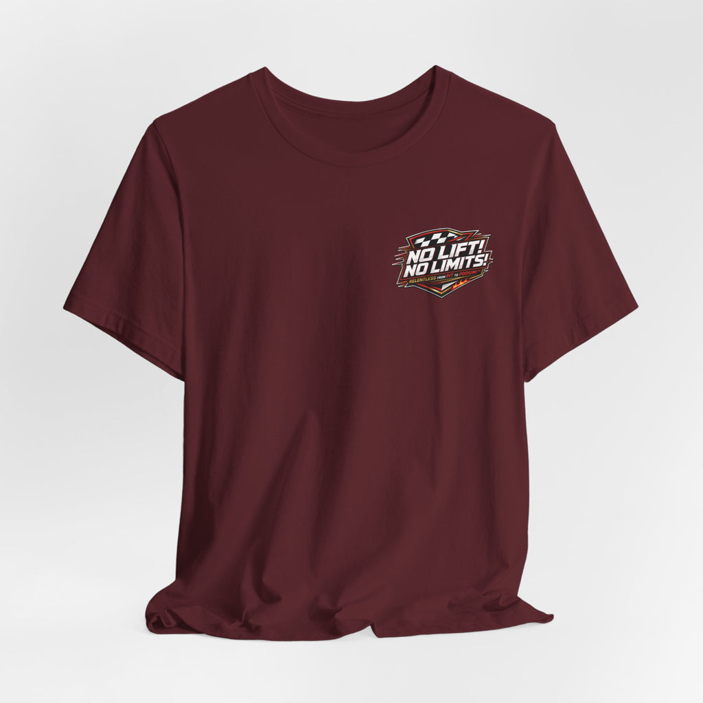 Classic Car Tee – 'No Limits' Retro Roadside Café Graphic Shirt