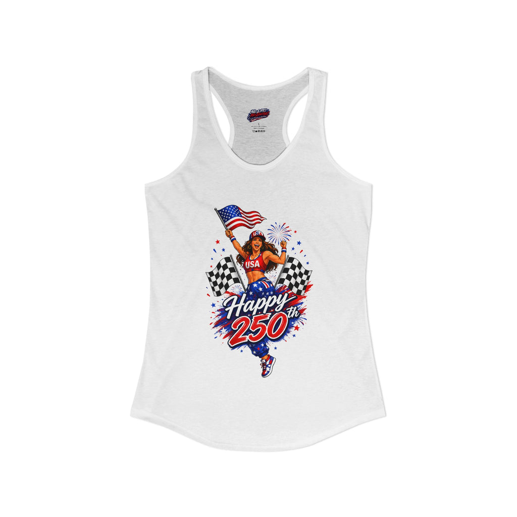 No Lift No Limits™ Happy 250th Racerback Tank